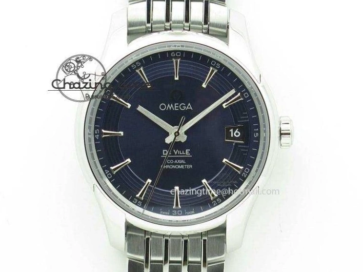 0407 Planet Ocean Master Chronometer 600M 45.5mm SS SCF 1:1 Best Edition Blue Bezel Blue Dial on SS Bracelet A9900 Super Clone Lightweight 7676